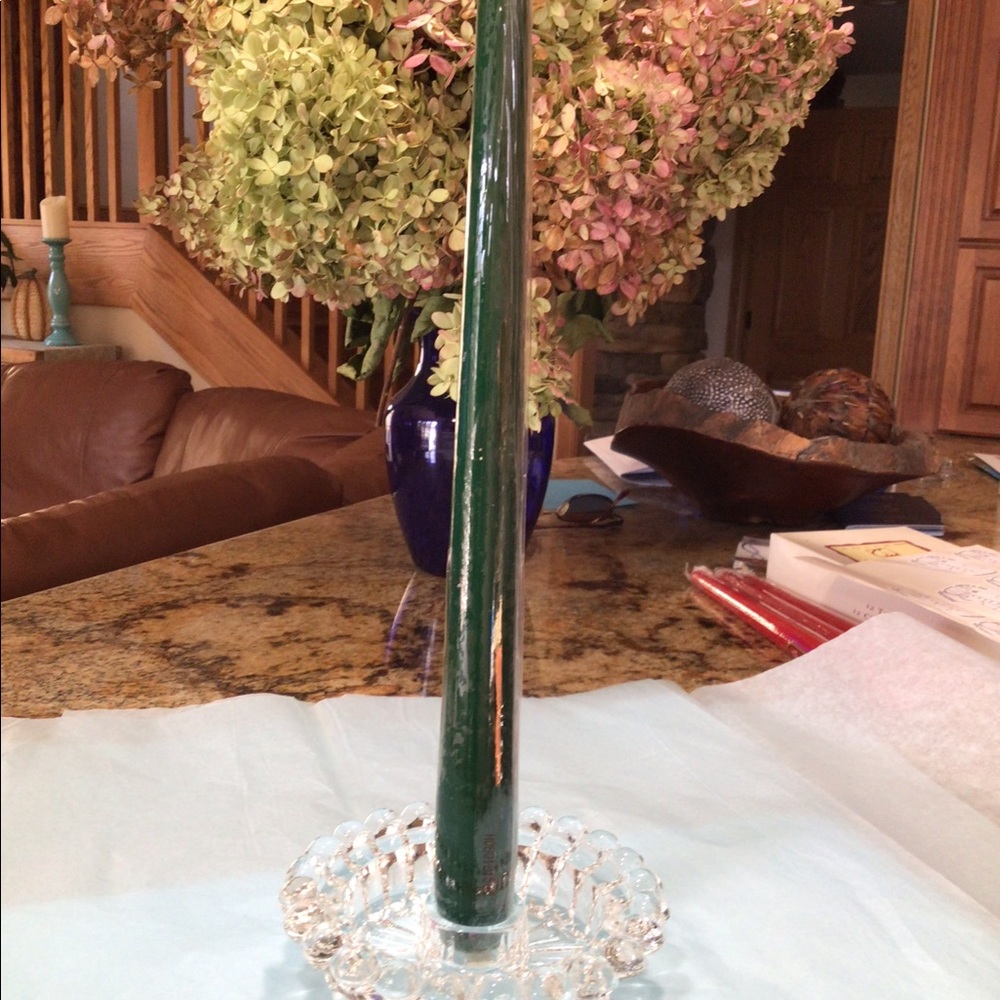 Vintage 4 hobnail glass candleholders in perfect condition. - Picture 2 of 2